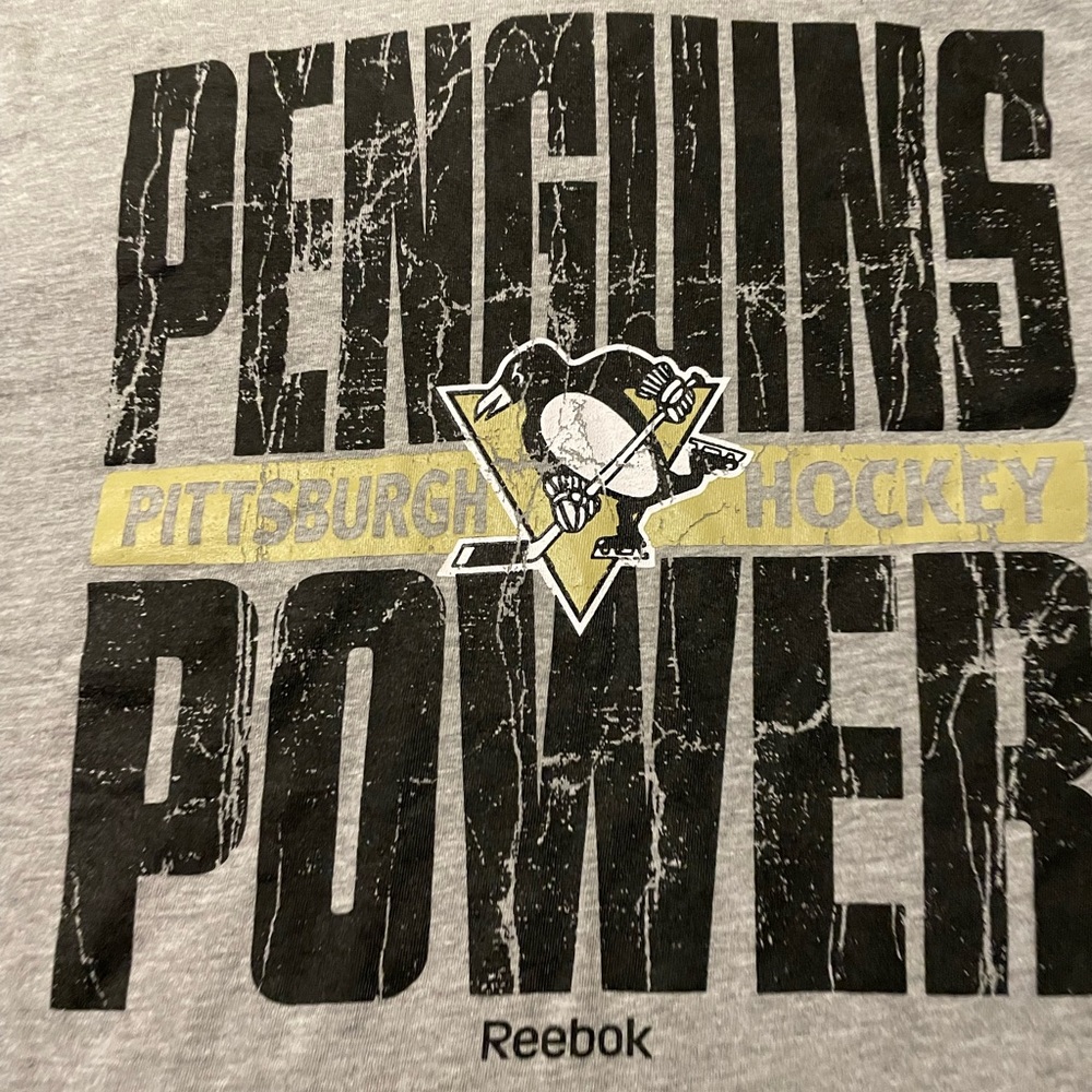 Reebok Long Sleeve Shirt NHL Pittsburgh Penguins 🏒